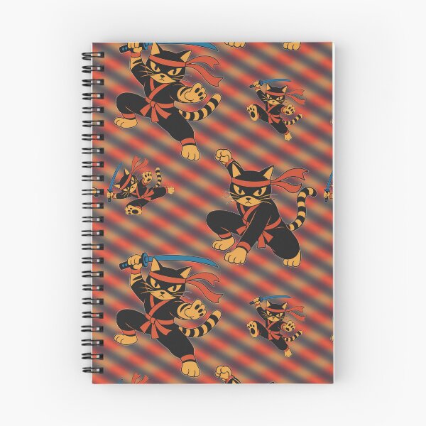 Item preview, Ninja Cats on the waves designed and sold by Cathedral of Curiosity.