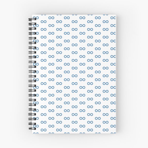 Item preview, Steel Blue Infinity Symbol Minimalist Illustration designed and sold by pattern-archive.