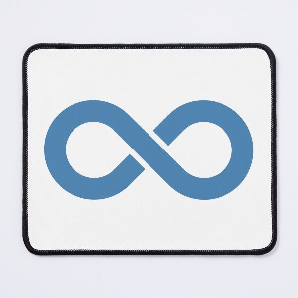 Item preview, Steel Blue Infinity Symbol Minimalist Illustration designed and sold by pattern-archive.