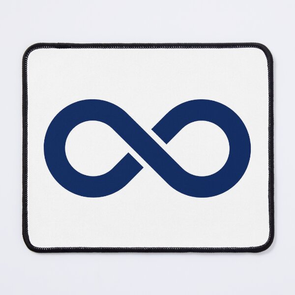 Item preview, Navy Blue Infinity Symbol Minimalist Illustration designed and sold by pattern-archive.