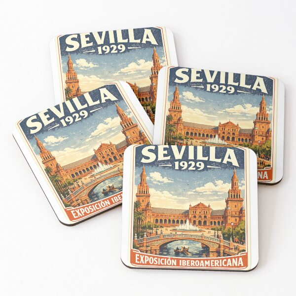 Item preview, Seville 1929 Ibero-American Exposition Vintage Travel Poster designed and sold by Past in Threads.