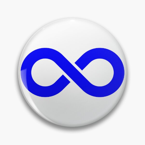 Item preview, Blue Infinity Symbol Minimalist Illustration designed and sold by pattern-archive.