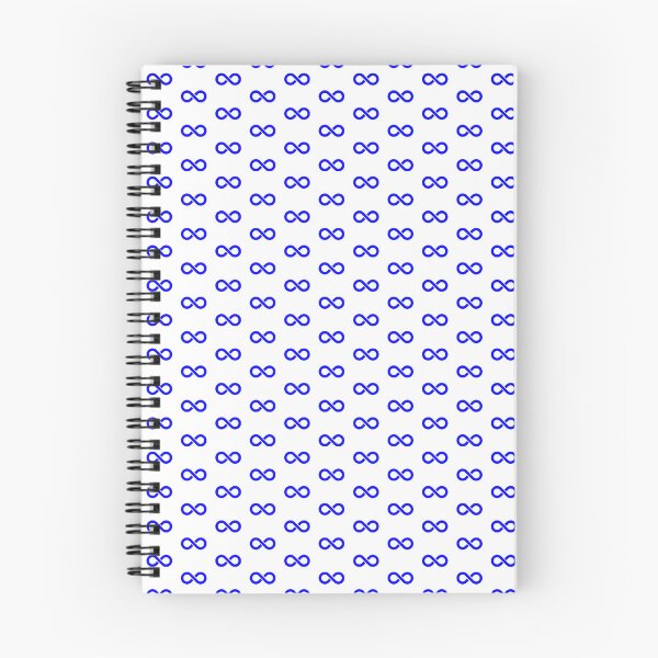 Item preview, Blue Infinity Symbol Minimalist Illustration designed and sold by pattern-archive.