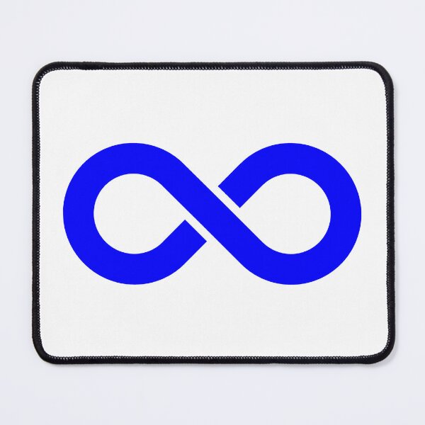 Item preview, Blue Infinity Symbol Minimalist Illustration designed and sold by pattern-archive.