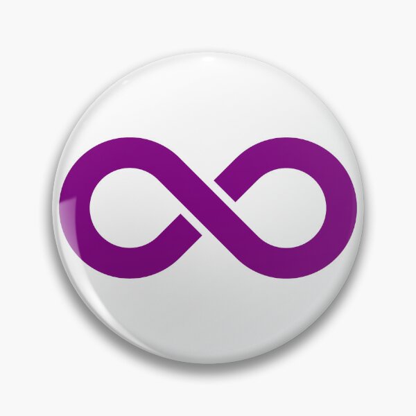 Item preview, Purple Infinity Symbol Minimalist Illustration designed and sold by pattern-archive.