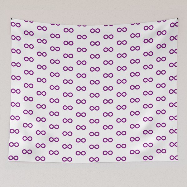 Item preview, Purple Infinity Symbol Minimalist Illustration designed and sold by pattern-archive.