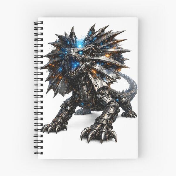 Item preview, Steel Frilled Lizard | Premium Mechanical Frill Dragon designed and sold by SteelCoat Studio.
