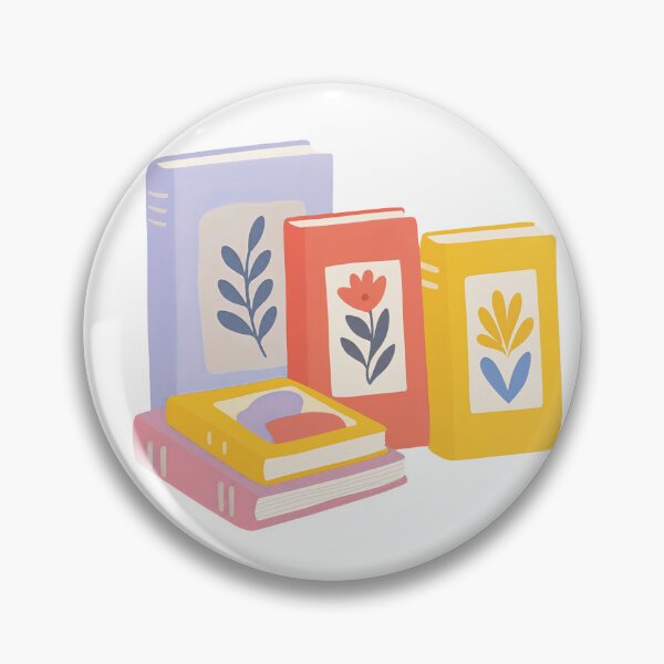 Item preview, Bookish flower sticker designed and sold by DesignPMG.