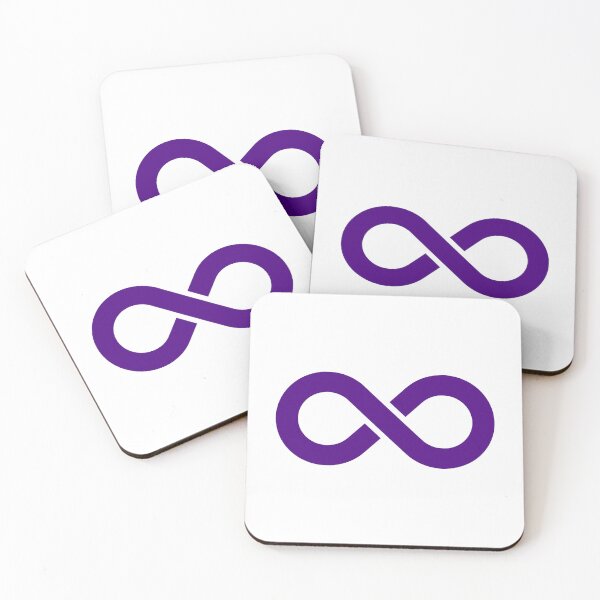 Item preview, Dark Purple Infinity Symbol Minimalist Illustration designed and sold by pattern-archive.