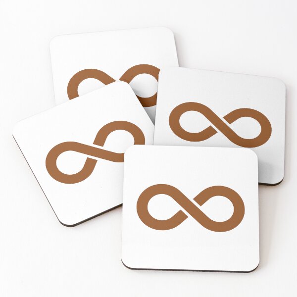 Item preview, Brown Infinity Symbol Minimalist Illustration designed and sold by pattern-archive.