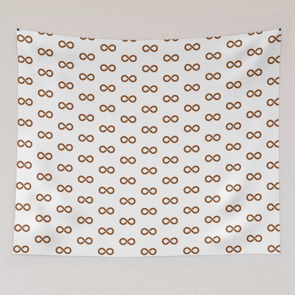 Item preview, Brown Infinity Symbol Minimalist Illustration designed and sold by pattern-archive.