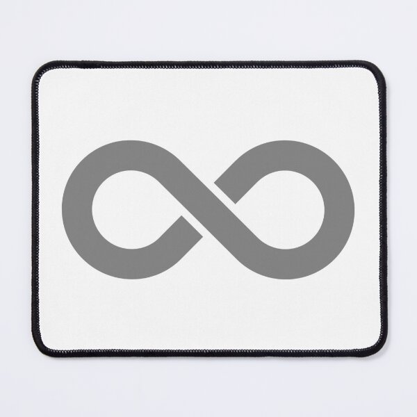 Item preview, Gray Infinity Symbol Minimalist Illustration designed and sold by pattern-archive.