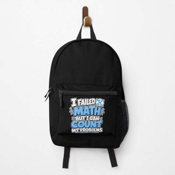 Item preview, back to school I Failed Math But I Can Count My Problems Funny Shirt designed and sold by Uglyandcute.