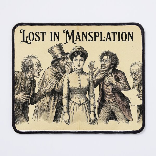 Item preview, Lost In Mansplation designed and sold by Probably Fine Design.