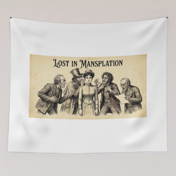 Item preview, Lost In Mansplation designed and sold by Probably Fine Design.