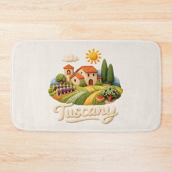 Item preview, Cute Knitted Tuscany Landmark | Handmade Yarn Knit Travel Souvenir designed and sold by Moons Studio.