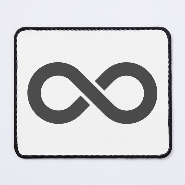 Item preview, Dark Gray Infinity Symbol Minimalist Illustration designed and sold by pattern-archive.