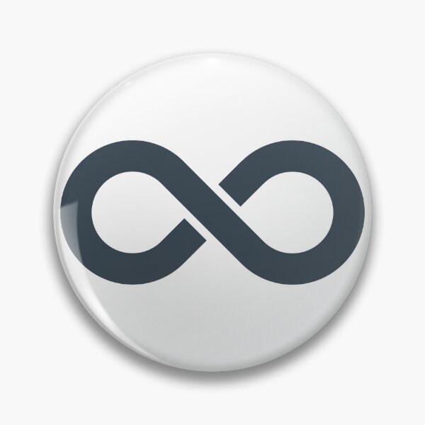 Item preview, Charcoal Infinity Symbol Minimalist Illustration designed and sold by pattern-archive.