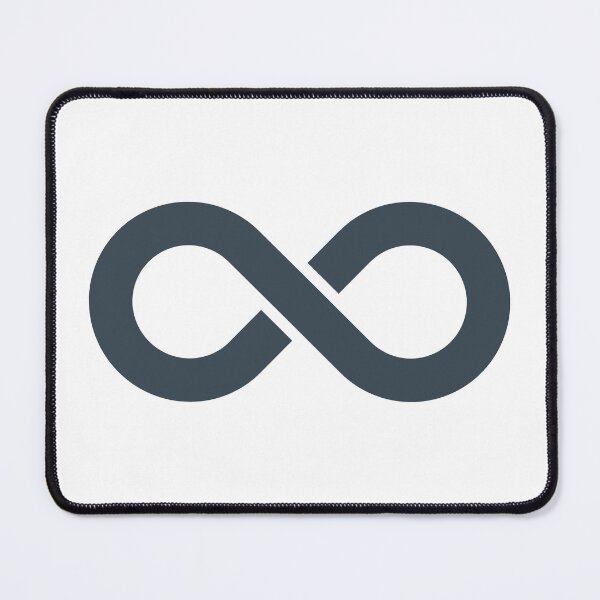 Item preview, Charcoal Infinity Symbol Minimalist Illustration designed and sold by pattern-archive.
