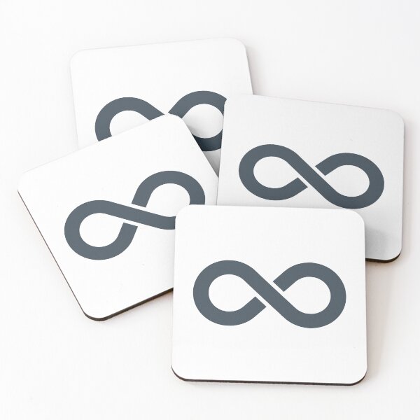 Item preview, Charcoal Infinity Symbol Minimalist Illustration designed and sold by pattern-archive.