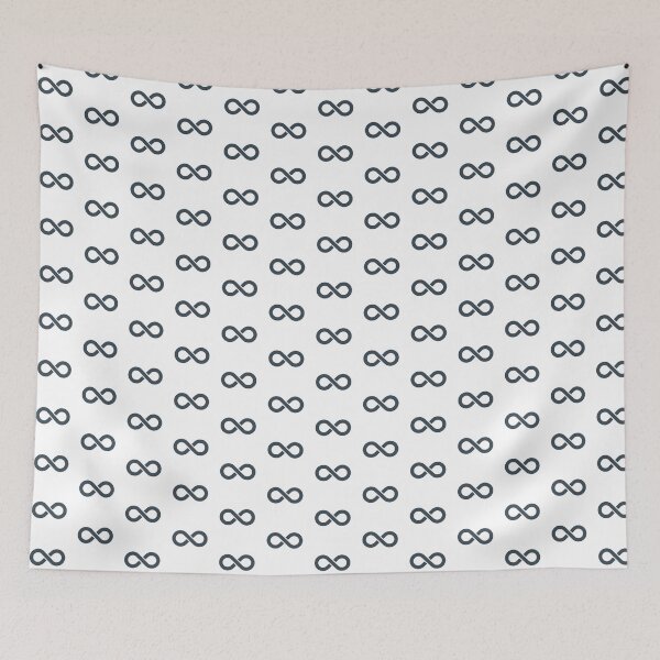 Item preview, Charcoal Infinity Symbol Minimalist Illustration designed and sold by pattern-archive.