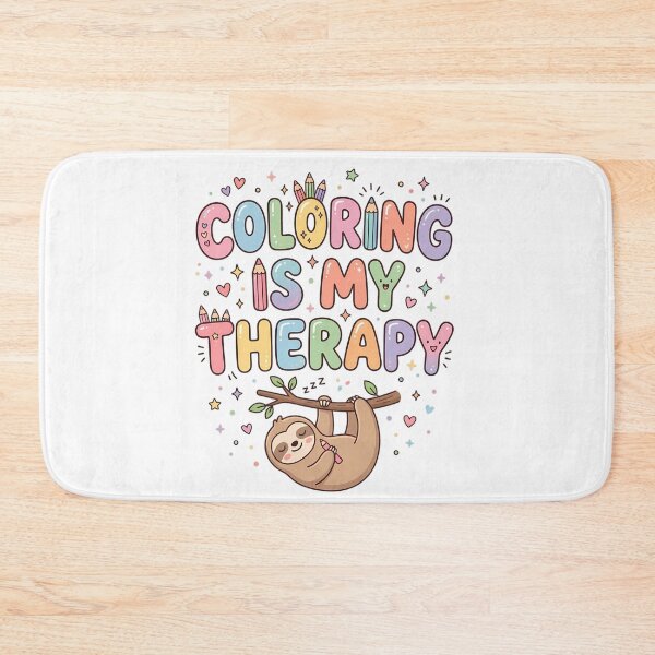 Item preview, Sloth Coloring Day Therapy Design designed and sold by SHOP-Corner.