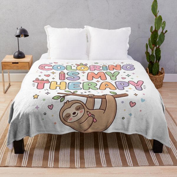 Item preview, Sloth Coloring Day Therapy Design designed and sold by SHOP-Corner.