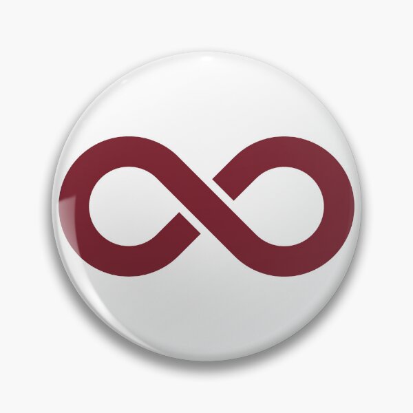 Item preview, Burgundy Infinity Symbol Minimalist Illustration designed and sold by pattern-archive.