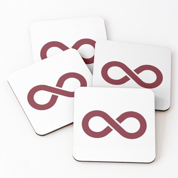 Item preview, Burgundy Infinity Symbol Minimalist Illustration designed and sold by pattern-archive.