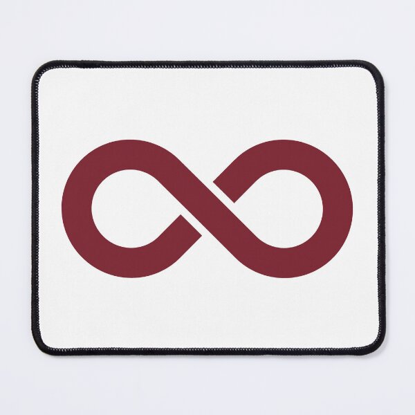 Item preview, Burgundy Infinity Symbol Minimalist Illustration designed and sold by pattern-archive.