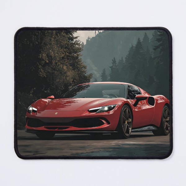 Item preview, Ferrari 296 GTB Dynamic Pop Art Car Design designed and sold by AutoPopStudio.