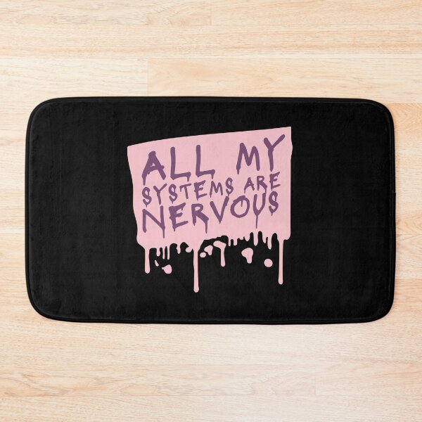 Item preview, All My Systems Are Nervous Funny Anxiety Relatable Quote designed and sold by shirt-o-mat.