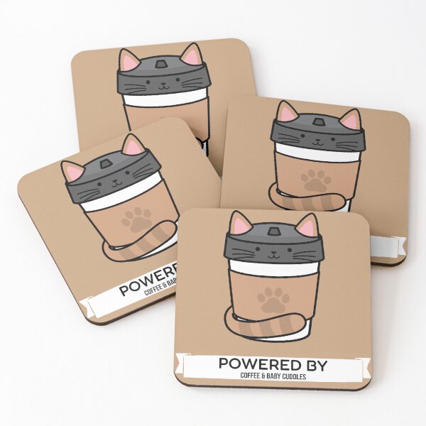 Item preview, Powered By Coffee & Baby Cuddles designed and sold by DTTG-Co.