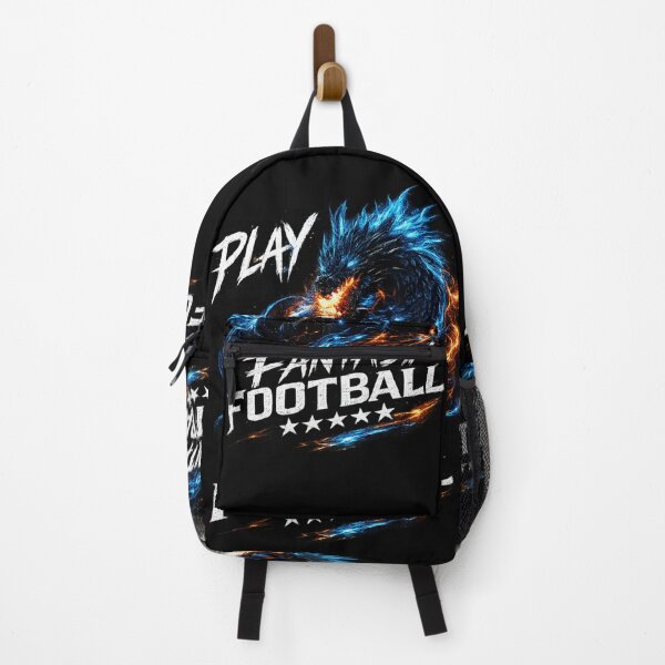 Item preview, Blue Fire Dragon Soccer Ball Fantasy Art designed and sold by LegendCourt.