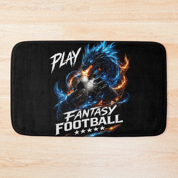 Item preview, Blue Fire Dragon Soccer Ball Fantasy Art designed and sold by LegendCourt.