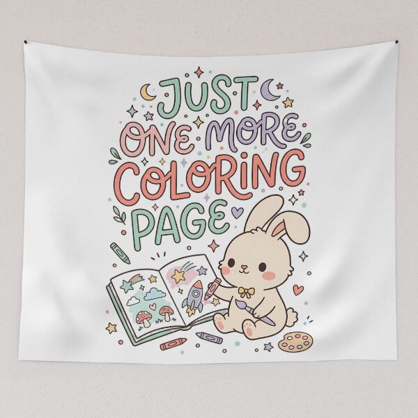 Item preview, Bunny Coloring Day Page Design designed and sold by SHOP-Corner.