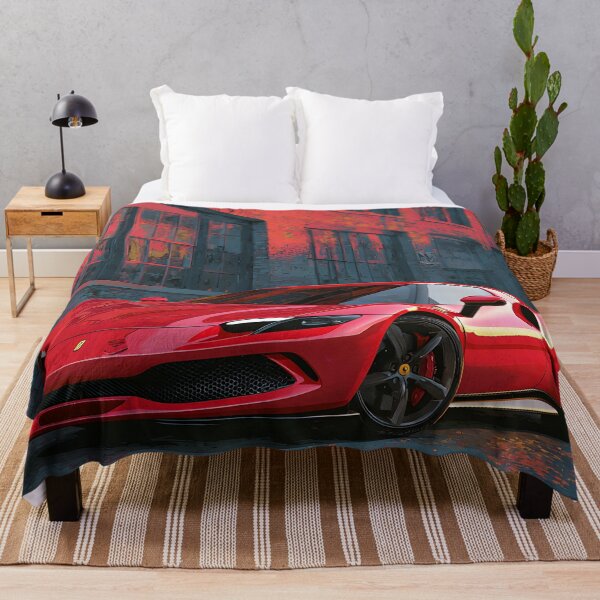 Item preview, Ferrari 296 GTB Pop Art Racing Inspired Illustration designed and sold by AutoPopStudio.