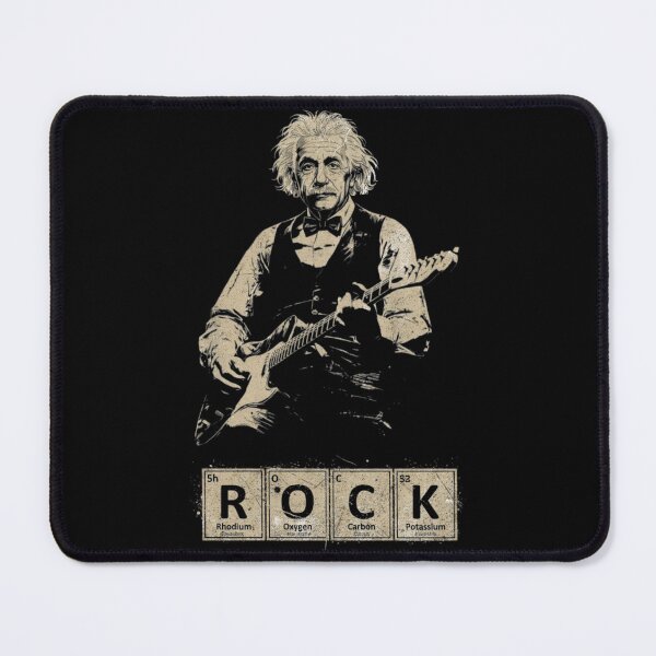 Item preview, Albert Einstein Rock Guitar Chemistry Design designed and sold by Nacho Average Designs.