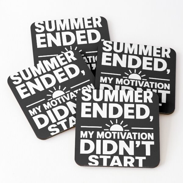 Item preview, back to school Summer Ended My Motivation Didn't Start Funny Shirt  designed and sold by Uglyandcute.