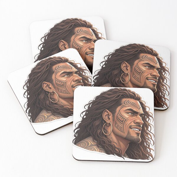 Item preview, Maui demigod face in anime style designed and sold by Danime Planet.