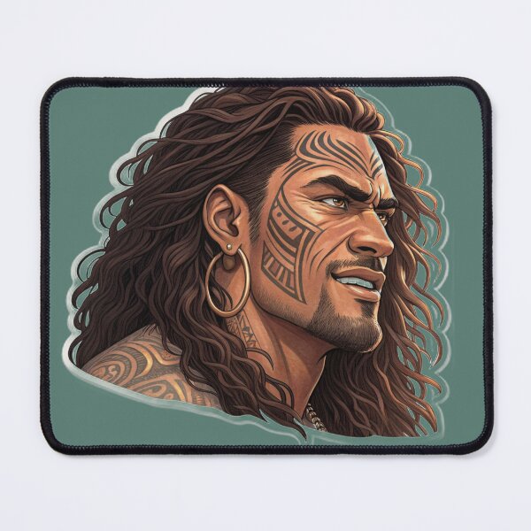 Item preview, Maui demigod face in anime style designed and sold by Danime Planet.