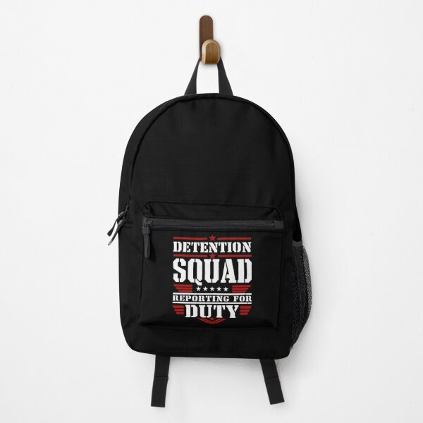 Item preview, back to school Detention Squad Reporting For Duty Funny School Shirt designed and sold by Uglyandcute.