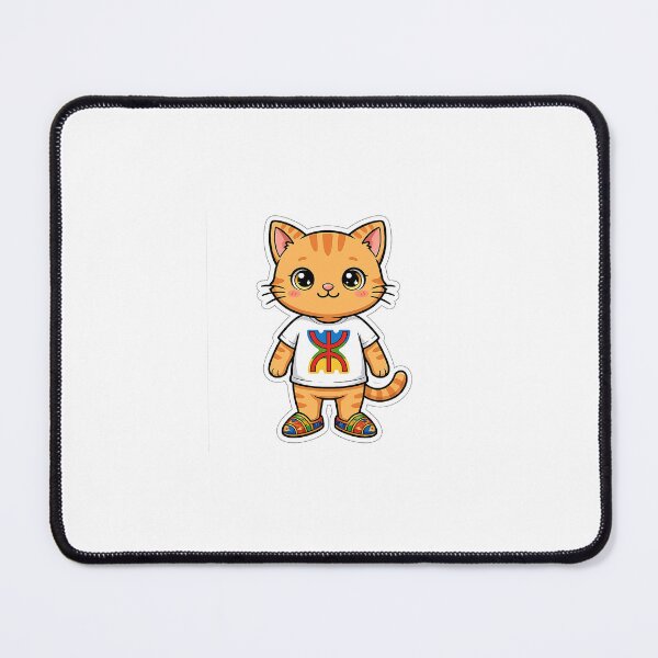 Item preview, Cute Amazigh Cat Yaz Symbol Morocco designed and sold by AtlasMoroccoCo.