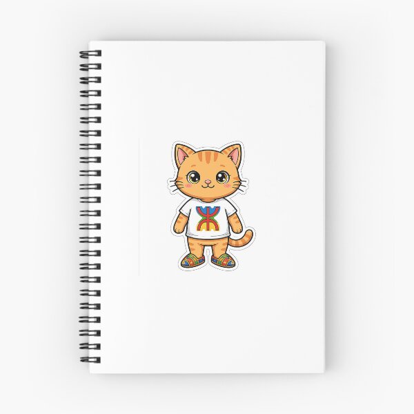 Item preview, Cute Amazigh Cat Yaz Symbol Morocco designed and sold by AtlasMoroccoCo.
