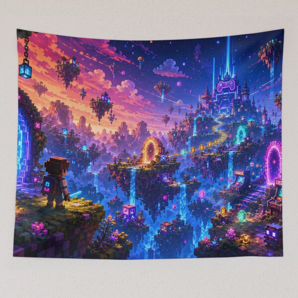 Item preview, Arcade Portal City at Pixel Sunset designed and sold by pixelpopplanet.