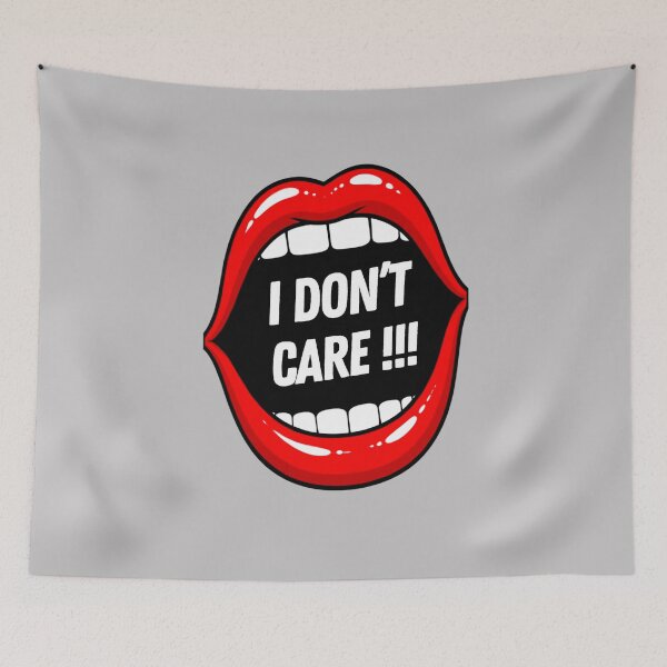 Item preview, I DON*T CARE DIGITAL GRAFIC ART 1 designed and sold by GoGreenlove.