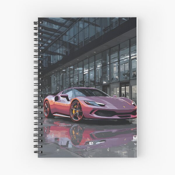 Item preview, Ferrari 296 GTB Futuristic Pop Art Supercar Artwork designed and sold by AutoPopStudio.