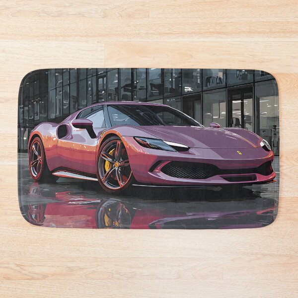 Item preview, Ferrari 296 GTB Futuristic Pop Art Supercar Artwork designed and sold by AutoPopStudio.