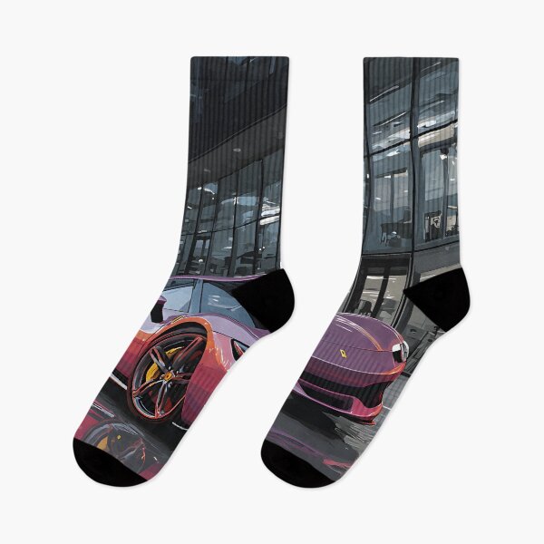 Item preview, Ferrari 296 GTB Futuristic Pop Art Supercar Artwork designed and sold by AutoPopStudio.