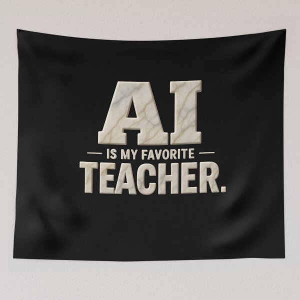 Item preview, AI Is My Favorite Teacher - Funny AI Takeover Future School Robot Teacher S designed and sold by TEEJAMBOREE.